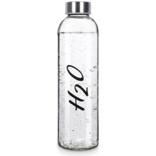 Dekorative Wasserflasche 700 ml mit Stahldeckel und Dichtung