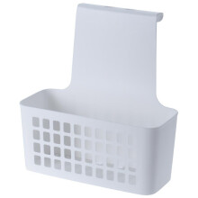 Panier de porte en plastique blanc 23,5 x 10 x 24 cm
