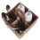 Support en bois pour couverts, sauces et épices 4