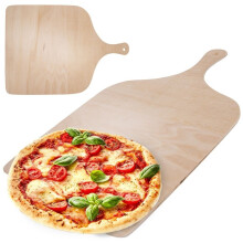 Holzpaddel zum Schneiden und Servieren von Pizza