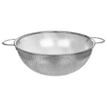 Küchensieb aus Edelstahl mit Griff - perfekt zum Abseihen und Waschen