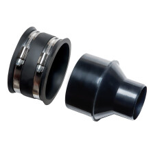 POWERTEC 70322 4 Inch naar 2-1/2 Inch Reducer en 4 Inch Stofafzuig Flexibele Cuff