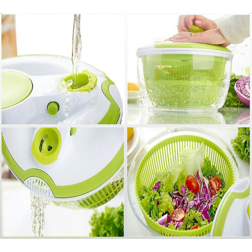 Retractable Pull Salad Spinner 2