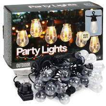 Lichterkette für drinnen/draußen mit natürlichem Licht