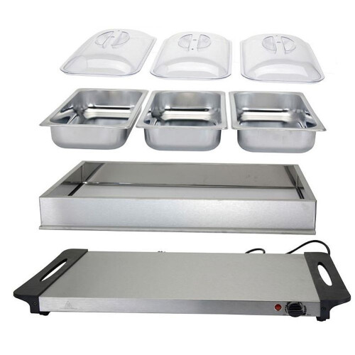 Buffetwärmer mit 3 Behältern - Ideal für die Gastronomie 1