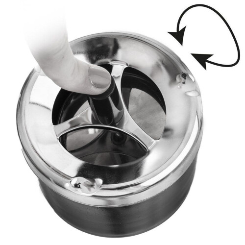 Aschenbecher mit Deckel, der Zigarettenreste und Gerüche verbirgt 2