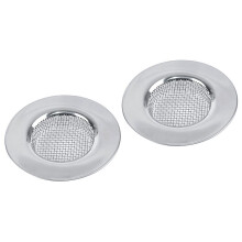Set aus zwei Spülbeckenfiltern aus Edelstahl 3,8 und 7,5 cm