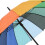 Robuster Regenschirm mit Regenbogen-Design für jedes Wetter 3