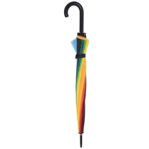 Robuster Regenschirm mit Regenbogen-Design für jedes Wetter 1