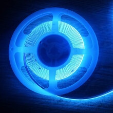 KD-tec 384Led/m 16.4ft COB Flexible LED Strip Light DC12V/24V Bendable Tape (12V Ice Blue)