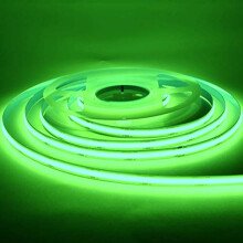 KD-tec 384Led/m 16.4ft COB Flexible LED Strip Light DC12V/24V Bendable Tape (24V Green)