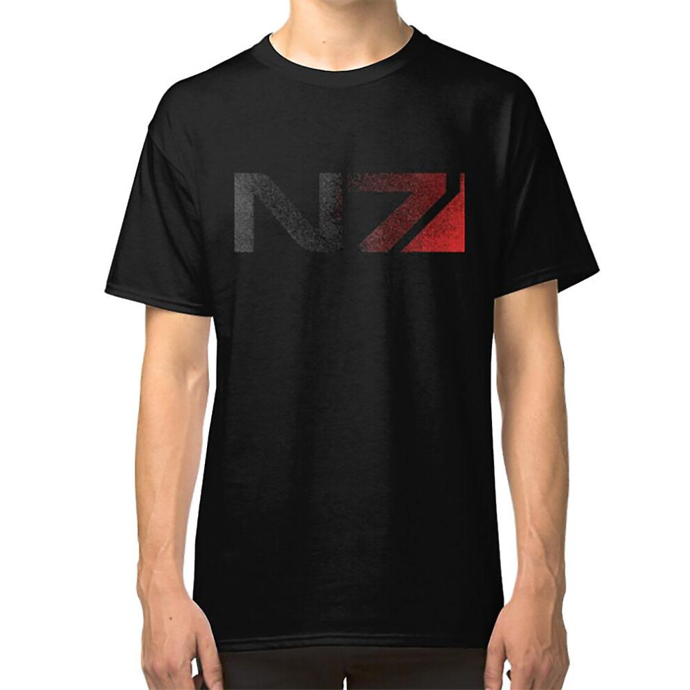 (XXXL) Mass Effect N7 Distressed Logo T-shirt