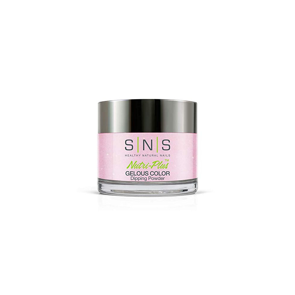 Sns Healthy Natural Lavender Sns Nail Dip Powder, Gelous Color Dipping Powder - Chloe (Natural, Nudes/Pastel, Shimmer) - Long-Lasting Dip Nail Color Lasts 14 Days - Low