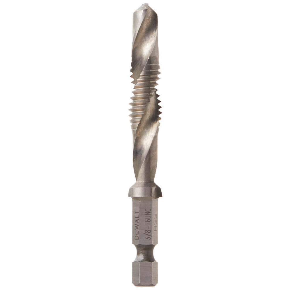 DEWALT Drill Tap  UNC  3/8-Inch (DWADT3816)