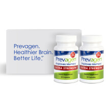Prevagen Improves Memory - Extra Strength 20mg 30 Capsules |2 Pack| with Apoaequorin & Vitamin D with Attractive and Stackable Storage Box | Brain Su