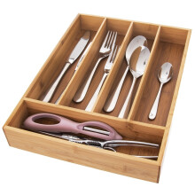 Insert de tiroir Ă couverts en bambou 35x26 cm