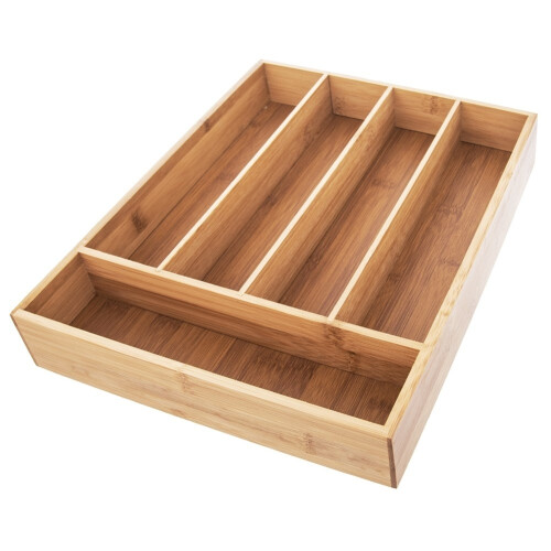 Insert de tiroir à couverts en bambou 35x26 cm 2