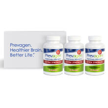 Prevagen Improves Memory - Extra Strength 20mg 60 Capsules |3 Pack| with Apoaequorin & Vitamin D with Attractive and Stackable Storage Box | Brain Su