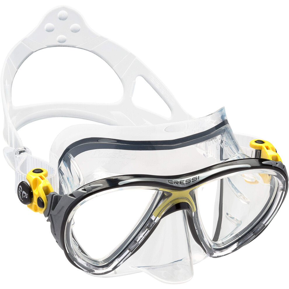 Cressi Big Eyes Evolution  Clear/Yellow  One Size