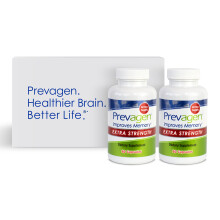 Prevagen Improves Memory - Extra Strength 20mg 60 Capsules |2 Pack| with Apoaequorin & Vitamin D with Attractive and Stackable Storage Box | Brain Su