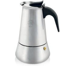 Italienische Druckkaffeemaschine für alle Herdarten