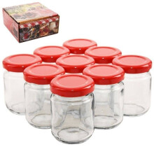 9 Gläser 60 ml: Marmelade, Pürees, Trockenfrüchte, Kräuter