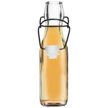 Glasflasche: Korken & Clip für Öl, Wein & Spirituosen
