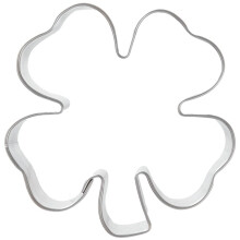 Traditionelle Kleeblatt-Kuchenform aus Edelstahl