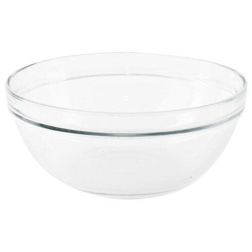 Große Servierschüssel aus Glas für Salate und Snacks 2