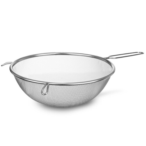 Seiher Edelstahl - 14 cm mit Griff 2