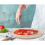 Pietra refrattaria per pizza con supporto e coltello, 3 pezzi. 13