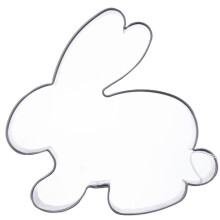 Osterhasen-Kuchenform aus Edelstahl