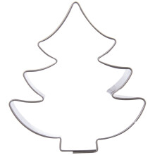 Lebkuchenform Weihnachtsbaum, Edelstahl, spülmaschinenfest