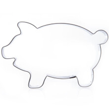 Lebkuchenform Schwein Edelstahl Spülmaschinenfest