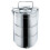 Thermos-Essensbox aus Edelstahl mit drei Behältern 1