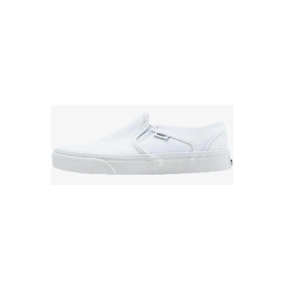 Vans Women's Asher Trainers, Checkerboard White White 2.5UK