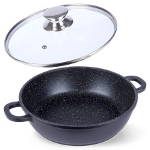 Bratpfanne mit Pfluon Granite Beschichtung für alle Herdarten