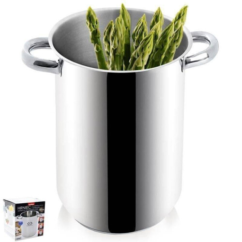 Pentola per asparagi e pasta in acciaio 14 cm, 3,2 l