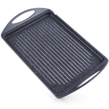 Grillplatte aus Aluminium mit Antihaftbeschichtung aus Granit