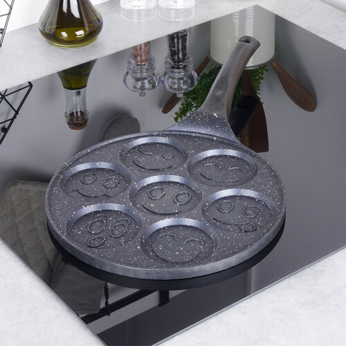 Granitpfanne mit 7 Formen - Pancakes & Eggs Perfect 1