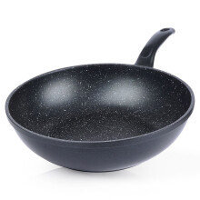 Bratpfanne mit Granit-Antihaftbeschichtung, passt auf alle Herdarten.