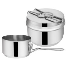 Dreiteilige Camping-Lunchbox aus Edelstahl für Abenteuer