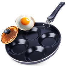Granitpfanne 25 cm, 4 Löcher, antihaftbeschichtet