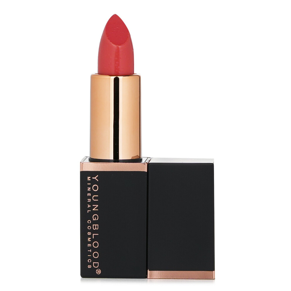 Youngblood Orange Mineral Creme Lipstick - Coral Beach By For Women - 0.14 Oz Lipstick