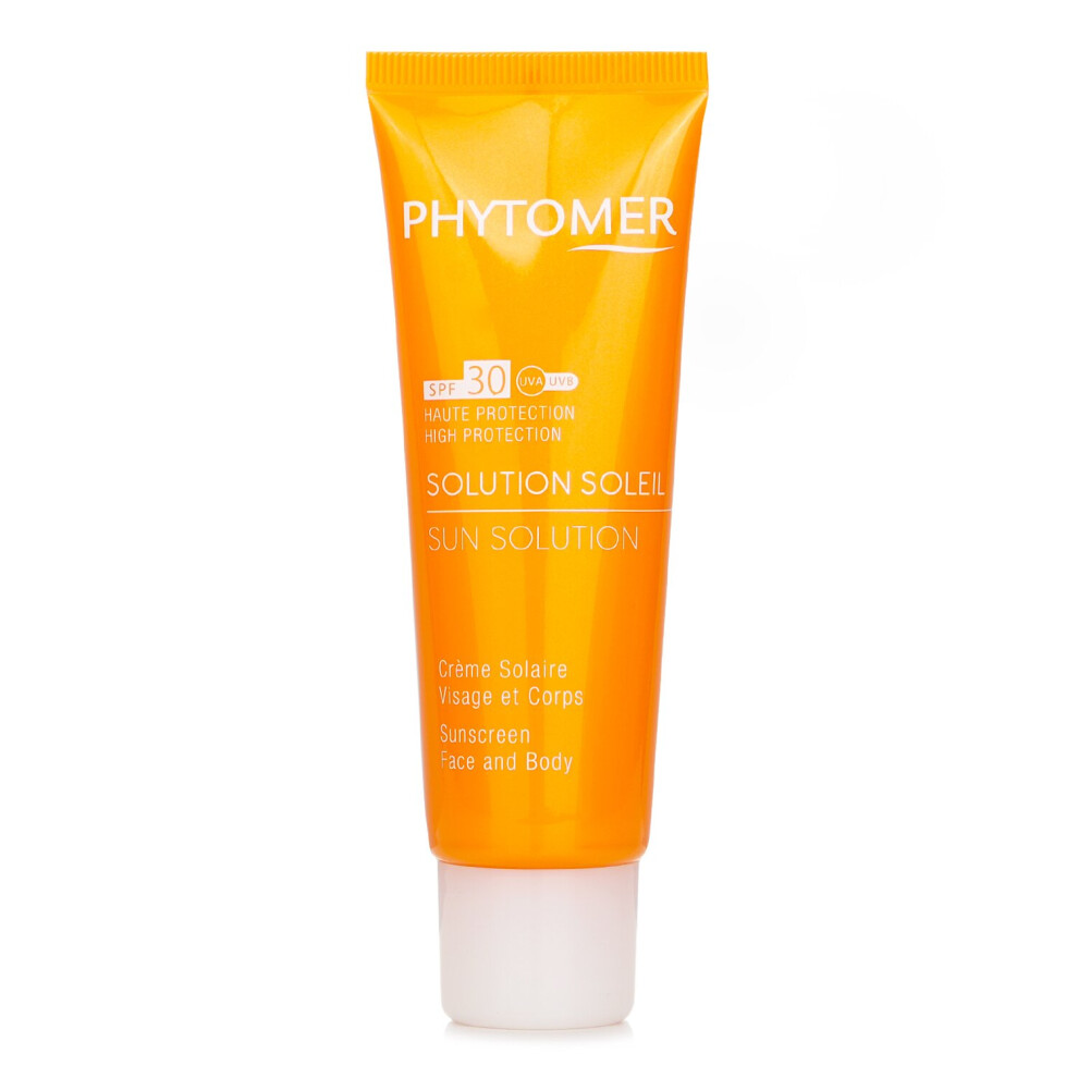 Phytomer - Sun Solution Sunscreen SPF 30 (For Face and Sensitive Areas) PFSOV158 - 50ml/1.6oz