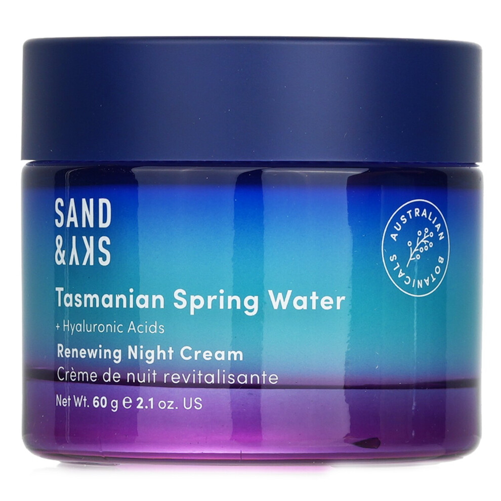 Sand & Sky - Tasmanian Spring Water - Renewing Night Cream 916129 - 60g/2.1oz