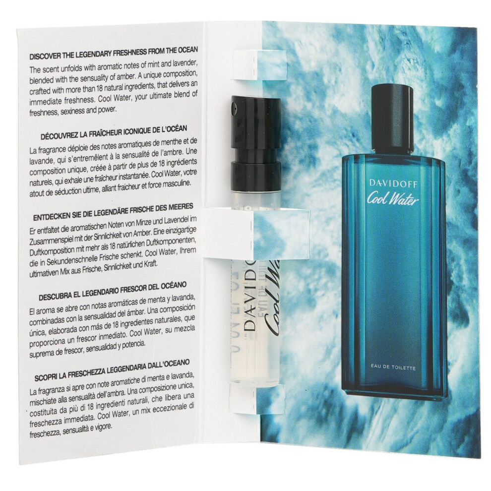 Davidoff - Cool Water Edt Spray (Miniature) 453446 - 1.2ml/0.04oz