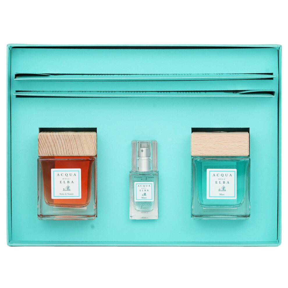 Acqua Dell'Elba - Scatola Regalo Home Scent Coffret:  Mare 100ml + Note Di Natalie 100ml + Room Spray - Mare 15ml 535505 - 3pcs-image-OPC-PFSPWDN-NEW
