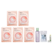 Clinique - Revitalizing Skincare Essentials Set:Clarifying Lotion 2 +JM Lip Calm-Peppermint+NB BIO UP a-GG Skin Mask +JB Air Refreshener - 8PCS