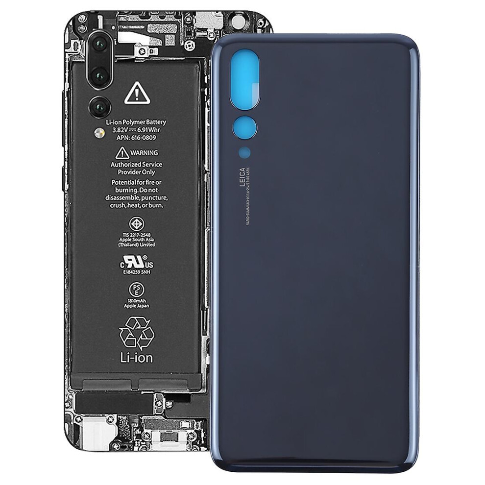 (Black) Back Cover For Huawei P20 Pro Black